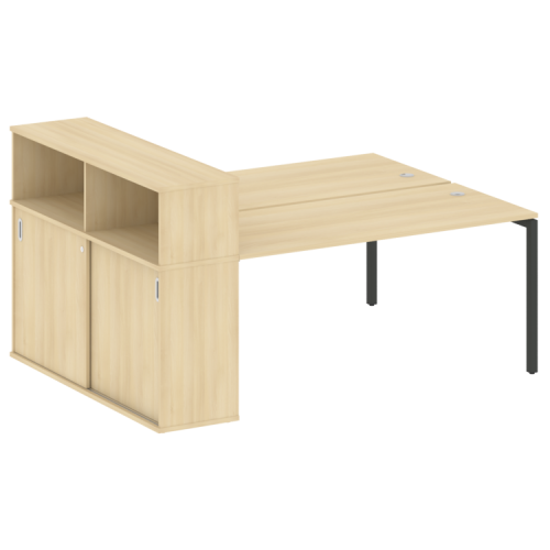 Бенч-система с шкафом-купе на П-обр. м/к Metal System Quattro 40БП.РС-СШК-2.4 фото 15 Бенч-система с шкафом-купе на П-обр. м/к Metal System Quattro 40БП.РС-СШК-2.4 фото 15