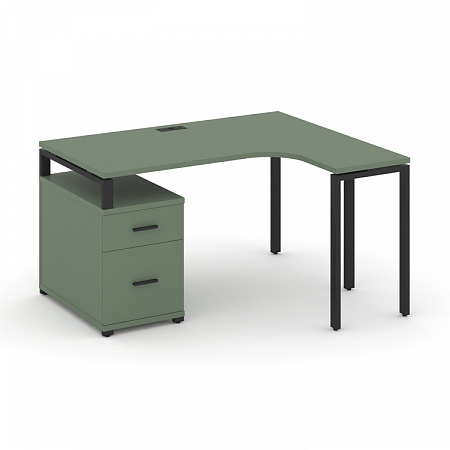 Стол эргономичный с опорной тумбой Concept CN.SA-302(R)