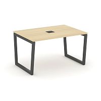 Style Project Стол переговорный SN-5T2.SPRG-003 Акация Лорка/Металл Антрацит/Заглушка Металл Антраци