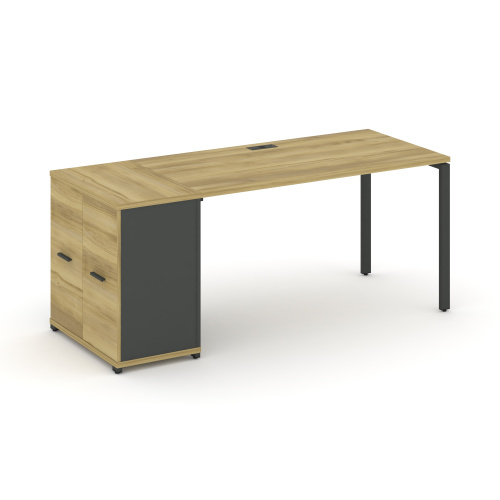 Стол офисный с опорным распашным шкафом Concept CN.SP-220 фото 4 Стол офисный с опорным распашным шкафом Concept CN.SP-220 фото 4