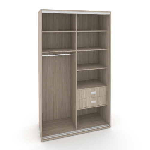 Корпус 2-х секционного шкафа высокого L=1200мм Maris SH.K2-2.1 K2 фото 4