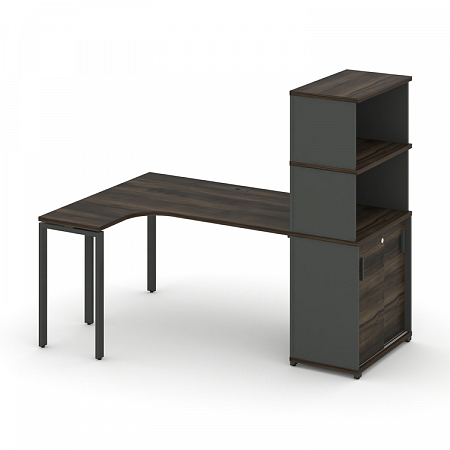Стол эргономичный с опорным шкафом-купе Concept CN.SA-222(L)