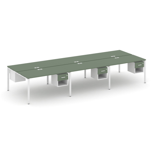 Бенч-система на 6 мест с подвесными тумбами Concept CN.DRS-160 фото 5