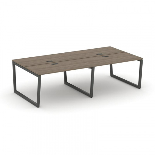 Style Project Рабочая станция 2-х сторон. SN-5T2.DRS-041 Акация Лорка/Металл Антрацит/Заглушка Пласт фото 25