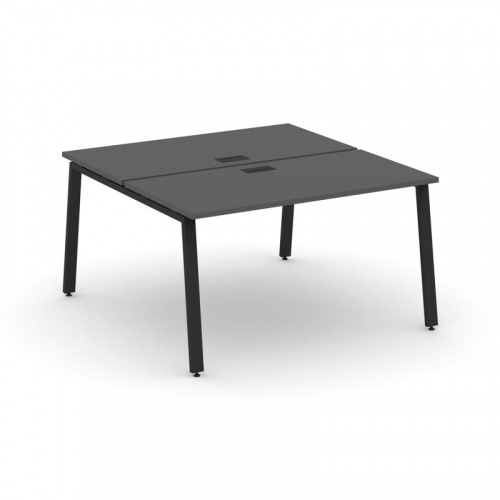 Style Project Рабочая станция 2-х сторон. SN-6A.DRS-003 Белый/Металл Антрацит 1380*1232*750 фото 8