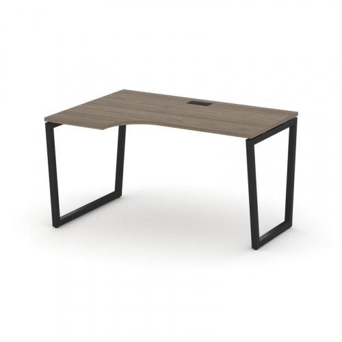 Style Project Стол рабочий эргоном. SN-4T2.SPA-001(L) Акация Лорка/Металл Антрацит/Заглушка Пластик фото 4
