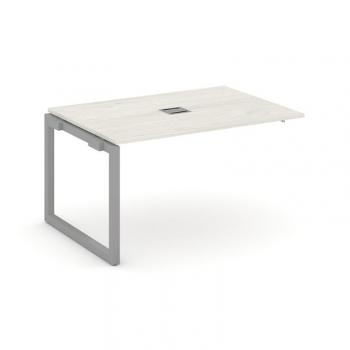 Style Project Проходной наб. элем. перег. стола SN-5O.NSPRG-001 Дуб Наварра/Металл Белый 980*980*750 фото 7