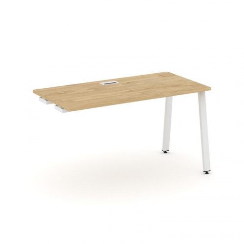 Style Project Стол-приставка к опор. элем. SN-6A.OPRS-003 Акация Лорка/Металл Белый 1380*600*750 фото 19