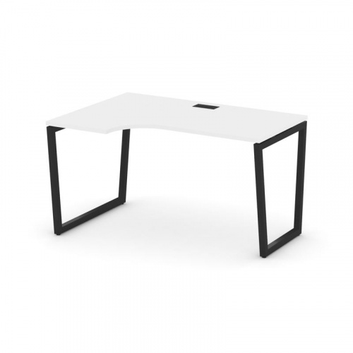 Style Project Стол рабочий эргоном. SN-4T2.SPA-001(L) Акация Лорка/Металл Антрацит/Заглушка Пластик фото 7