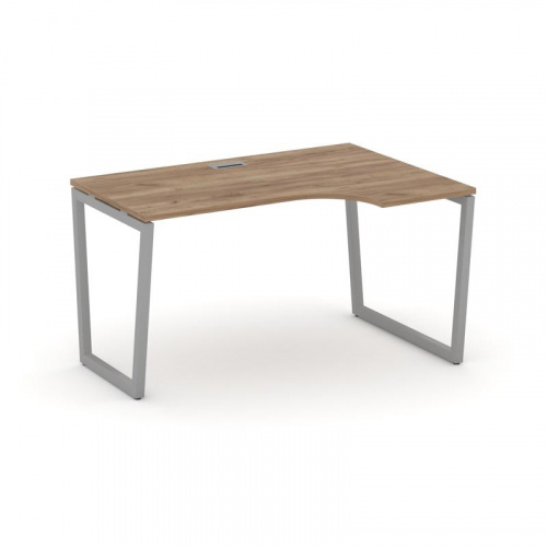 Style Project Стол рабочий эргоном. SN-4T2.SPA-011(R) Акация Лорка/Металл Антрацит/Заглушка Пластик фото 9