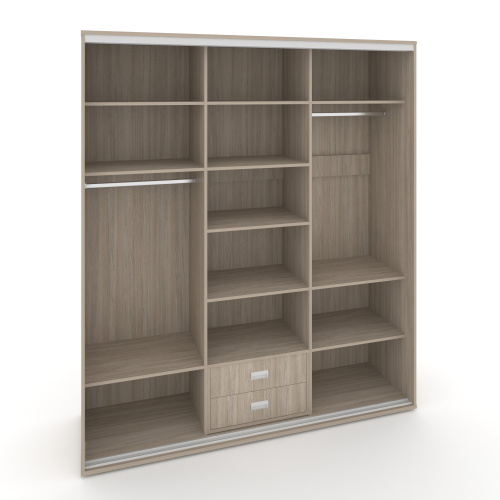 Корпус 3-х секционного шкафа высокого L=2669мм Maris SH.K3-8.1 K2 фото 4