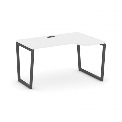 Style Project Стол рабочий эргоном. SN-4T2.SPA-011(R) Акация Лорка/Металл Антрацит/Заглушка Пластик фото 26