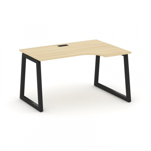 Style Project Стол рабочий эргоном. SN-5T1.SPA-012(R) Акация Лорка/Металл Антрацит/Заглушка Пластик фото 5 Style Project Стол рабочий эргоном. SN-5T1.SPA-012(R) Акация Лорка/Металл Антрацит/Заглушка Пластик фото 5