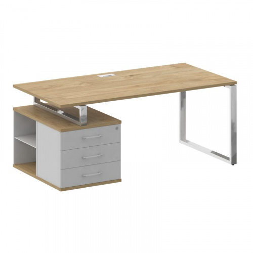 Стол руководителя с опорной тумбой Shift SK.SRT-180 (L) фото 2 Стол руководителя с опорной тумбой Shift SK.SRT-180 (L) фото 2