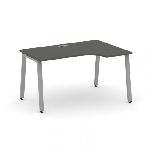 Style Project Стол рабочий эргоном. SN-6A.SPA-001(R) Вяз Благородный/Металл Антрацит 1380*600/980*75 Style Project Стол рабочий эргоном. SN-6A.SPA-001(R) Вяз Благородный/Металл Антрацит 1380*600/980*75