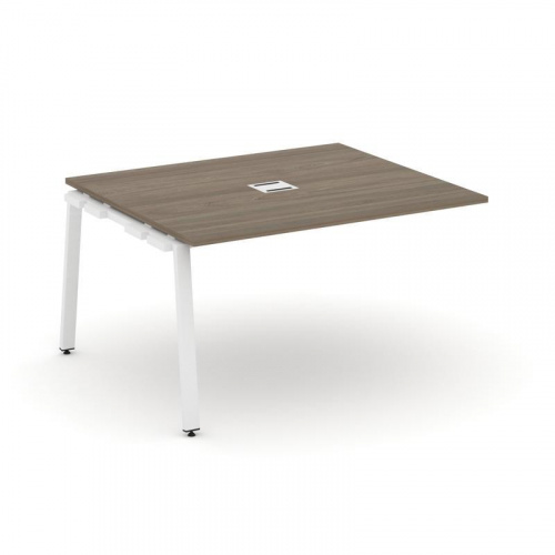 Style Project Проходной наб. элем. перег. стола SN-6A.NSPRG-033 Дуб Наварра/Металл Белый 1380*1180*7 фото 27