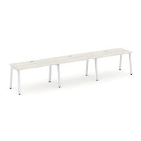 Style Project Рабочая станция 1 сторон. SN-5A.ORS-044 Дуб Наварра/Металл Белый 4740*700*750