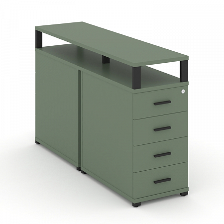 Тумба двухсторонняя опорная/приставная Concept CN.DTGO-003