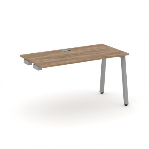 Style Project Стол-приставка к опор. элем. SN-5A.OPRS-023 Дуб Наварра/Металл Белый 1380*800*750 Style Project Стол-приставка к опор. элем. SN-5A.OPRS-023 Дуб Наварра/Металл Белый 1380*800*750