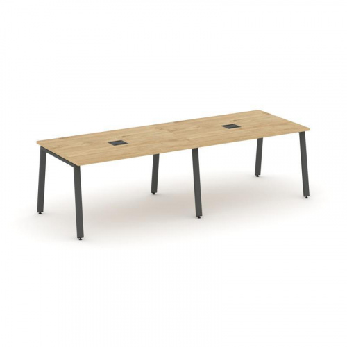 Style Project Стол переговорный SN-6A.SPRG-013 Дуб Наварра/Металл Антрацит 2760*980*750 фото 20 Style Project Стол переговорный SN-6A.SPRG-013 Дуб Наварра/Металл Антрацит 2760*980*750 фото 20