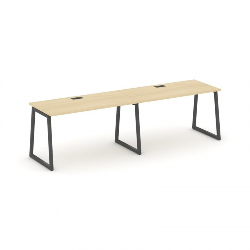 Style Project Рабочая станция 1 сторон. SN-4T1.ORS-013 Акация Лорка/Металл Антрацит/Заглушка Пластик фото 28