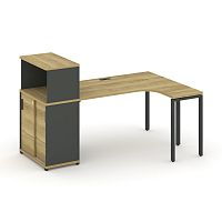 Стол эргономичный с опорным шкафом-купе Concept CN.SA-219(R)