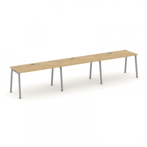 Style Project Рабочая станция 1 сторон. SN-4A.ORS-033 Дуб Табак/Металл Белый 4140*600*750 Style Project Рабочая станция 1 сторон. SN-4A.ORS-033 Дуб Табак/Металл Белый 4140*600*750