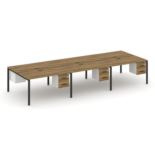 Бенч-система на 6 мест с подвесными тумбами Concept CN.DRS-155 фото 7 Бенч-система на 6 мест с подвесными тумбами Concept CN.DRS-155 фото 7