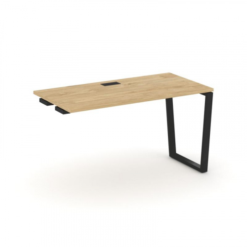 Style Project Стол-приставка к опор. элем. SN-6T2.OPRS-003 Акация Лорка/Металл Антрацит/Заглушка Пла