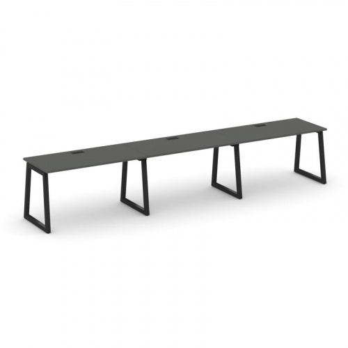 Style Project Рабочая станция 1 сторон. SN-5T1.ORS-054 Акация Лорка/Металл Антрацит/Заглушка Пластик фото 7