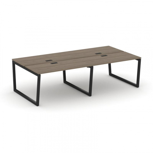 Style Project Рабочая станция 2-х сторон. SN-5T2.DRS-041 Акация Лорка/Металл Антрацит/Заглушка Пласт фото 4