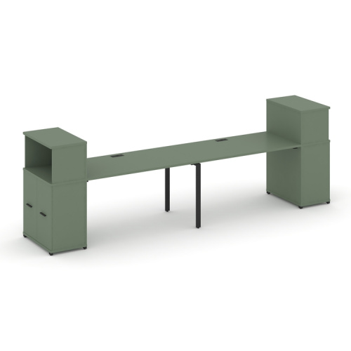 Бенч-система с опорными распашными шкафами Concept CN.ORS-226