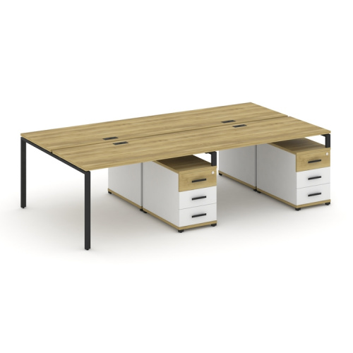 Бенч-система на 4 места с 2 опорными тумбами Concept CN.DRS-319 фото 6 Бенч-система на 4 места с 2 опорными тумбами Concept CN.DRS-319 фото 6