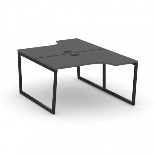 Style Project Рабочая станция эргоном. SN-4T2.DRPA-001 Акация Лорка/Металл Антрацит/Заглушка Пластик фото 8