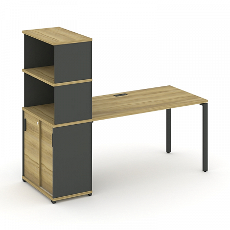 Стол офисный с опорным шкафом-купе Concept CN.SP-243
