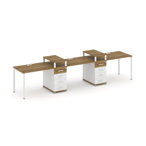 Бенч-система на 3 места с 2 опорными тумбами Concept CN.ORS-449 фото 8