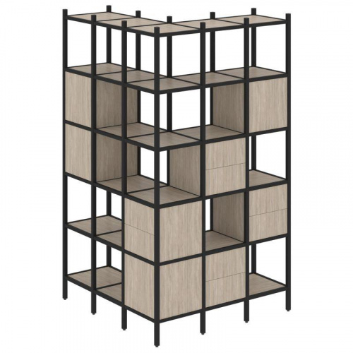 Стеллаж офисный угловой Loft VR.L-53 фото 5 Стеллаж офисный угловой Loft VR.L-53 фото 5