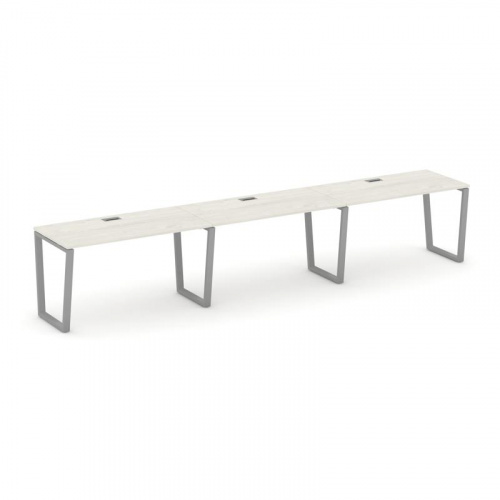 Style Project Рабочая станция 1 сторон. SN-6T2.ORS-051 Акация Лорка/Металл Антрацит/Заглушка Пластик фото 12