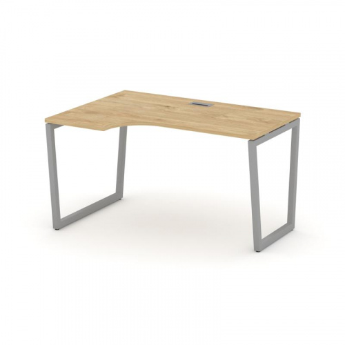 Style Project Стол рабочий эргоном. SN-4T2.SPA-001(L) Акация Лорка/Металл Антрацит/Заглушка Пластик фото 2