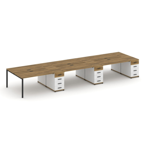 Бенч-система на 6 мест с 3 опорными тумбами Concept CN.DRS-459 фото 7