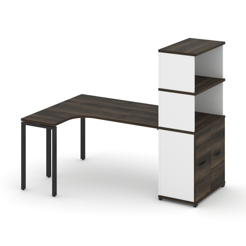 Стол эргономичный с опорным распашным шкафом Concept CN.SA-215(L)