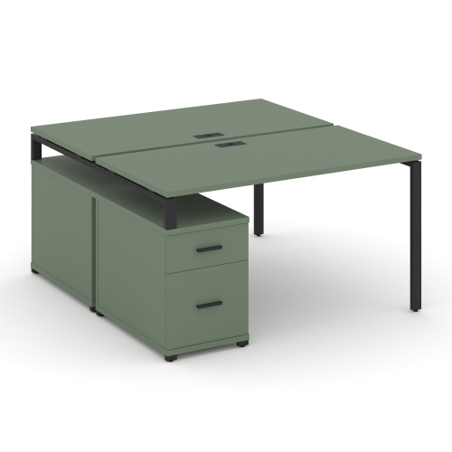 Бенч-система на 2 места с опорной тумбой Concept CN.DRS-307 Бенч-система на 2 места с опорной тумбой Concept CN.DRS-307