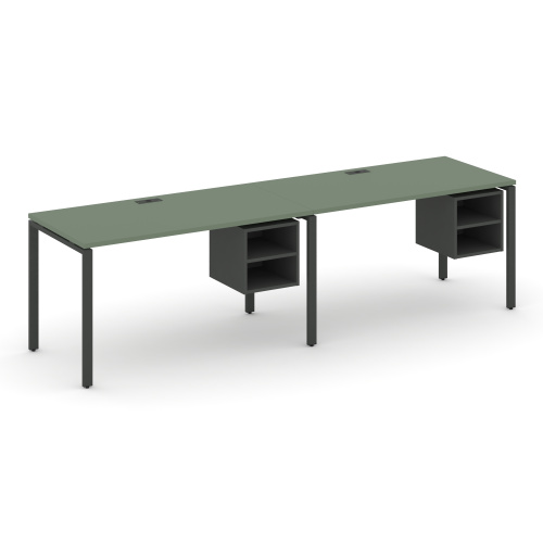 Бенч-система на 2 места с подвесными тумбами Concept CN.ORS-106