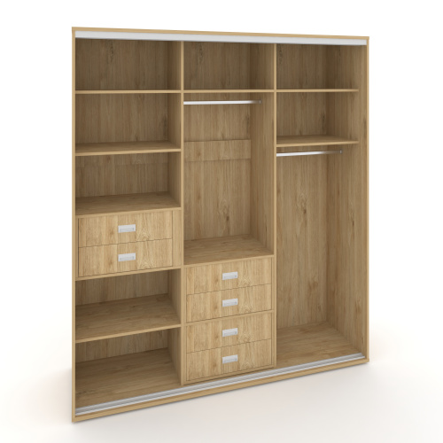 Корпус 3-х секционного шкафа высокого L=2219мм Maris SH.K3-5.1 K6 фото 3