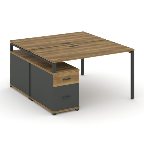 Бенч-система на 2 места с опорной тумбой Concept CN.DRS-305 Бенч-система на 2 места с опорной тумбой Concept CN.DRS-305