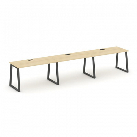 Style Project Рабочая станция 1 сторон. SN-6T1.ORS-054 Акация Лорка/Металл Антрацит/Заглушка Пластик