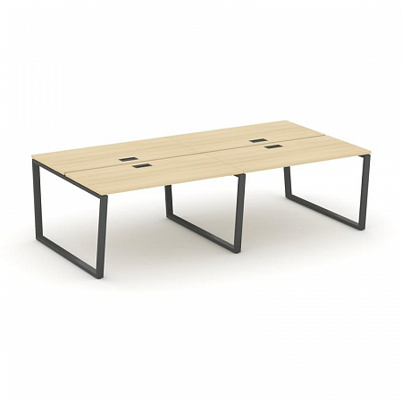 Style Project Рабочая станция 2-х сторон. SN-6T2.DRS-041 Акация Лорка/Металл Антрацит/Заглушка Пласт