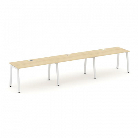 Style Project Рабочая станция 1 сторон. SN-5A.ORS-032 Акация Лорка/Металл Белый 3540*600*750