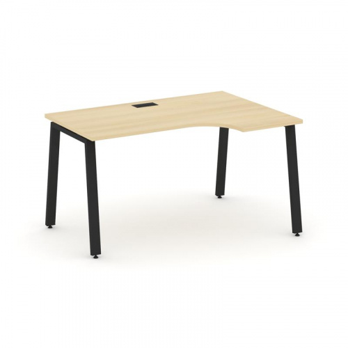 Style Project Стол рабочий эргоном. SN-6A.SPA-001(R) Вяз Благородный/Металл Антрацит 1380*600/980*75 фото 5 Style Project Стол рабочий эргоном. SN-6A.SPA-001(R) Вяз Благородный/Металл Антрацит 1380*600/980*75 фото 5