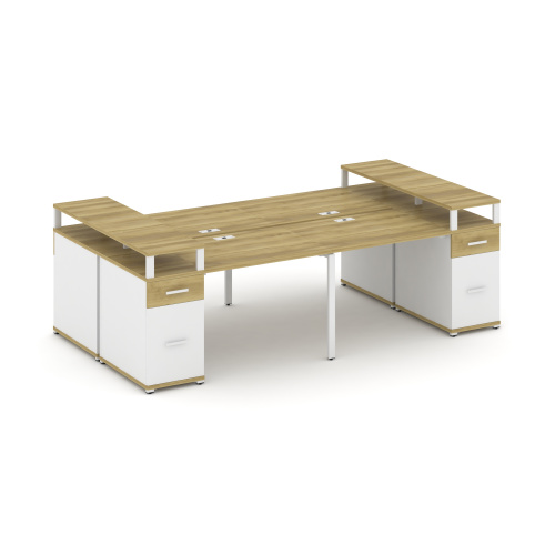 Бенч-система на 4 места с 2 опорными тумбами Concept CN.DRS-445 фото 11 Бенч-система на 4 места с 2 опорными тумбами Concept CN.DRS-445 фото 11